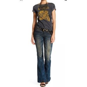 AFFLICTION Women's Denim Jeans GINGER RISING FLORE